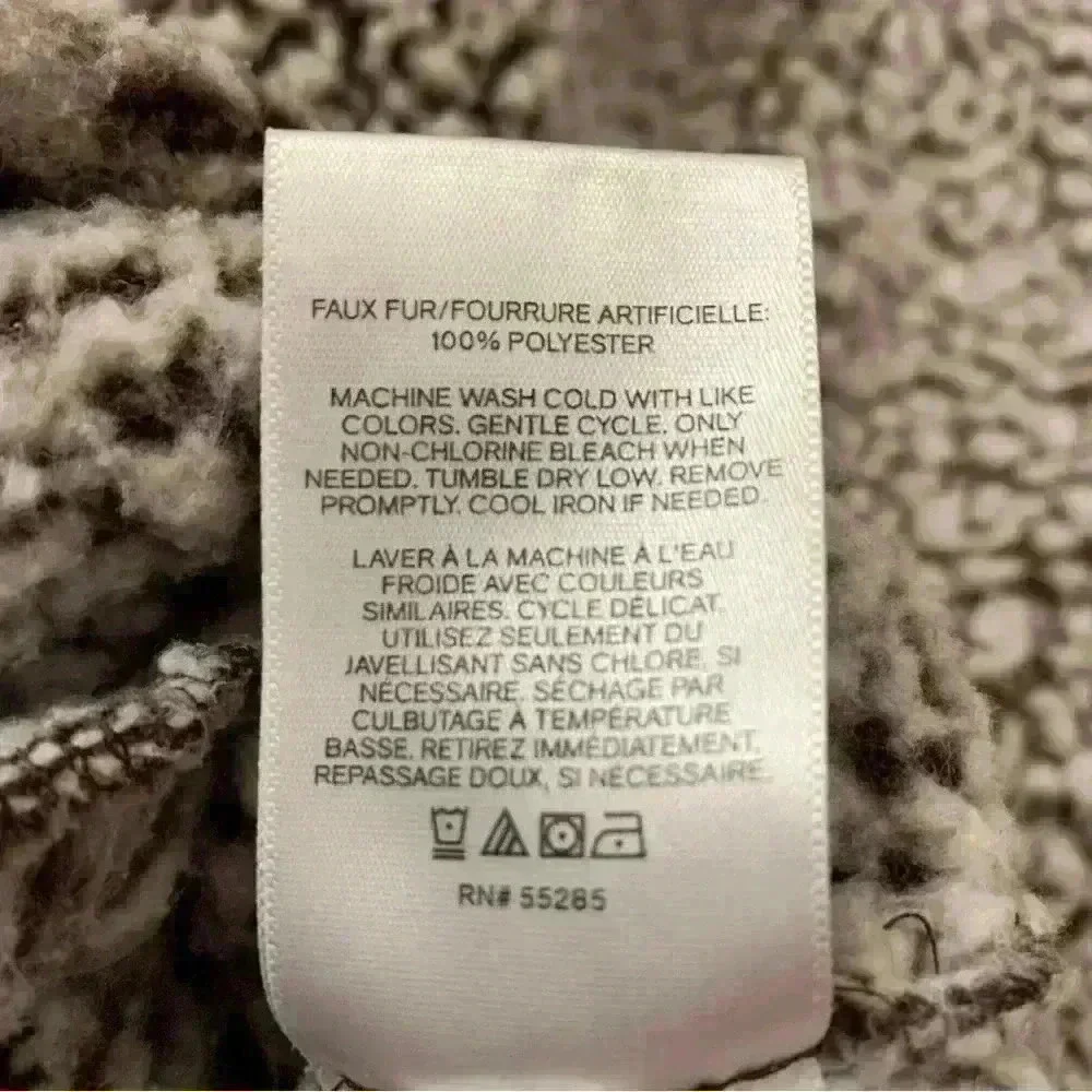 Express One Eleven Sherpa Jacket Size Medium